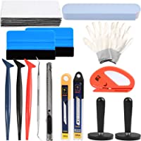 QLOUNI 42 in 1 Kit de Herramientas de Láminas para Ventanas de Automóviles Envoltura de Vinilo para Película a Prueba de…